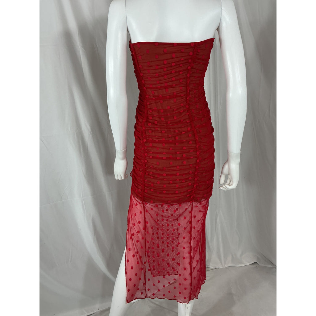 Majorelle 'Brady' Red Nylon Dress Size M