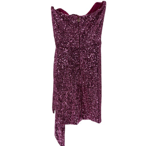 Nookie Sequined Fuchsia Sloane Mini Dress Size S