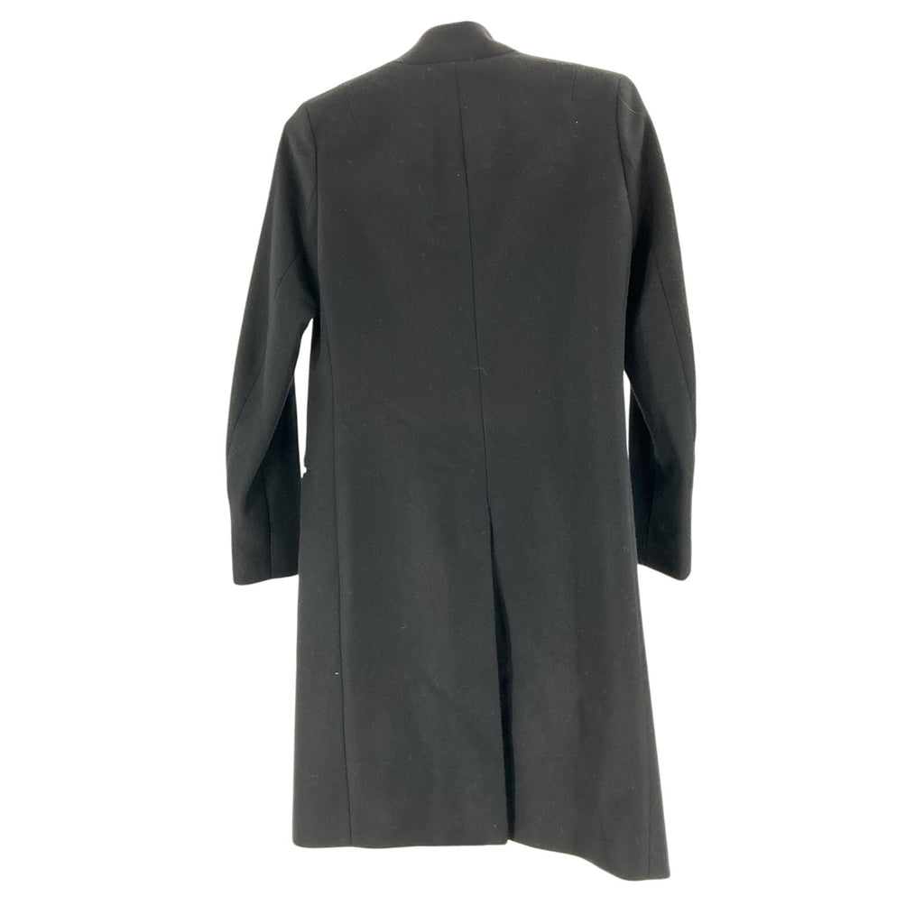 Allsaints 'Sidney' Black Wool Recycled Blend Coat Size 4