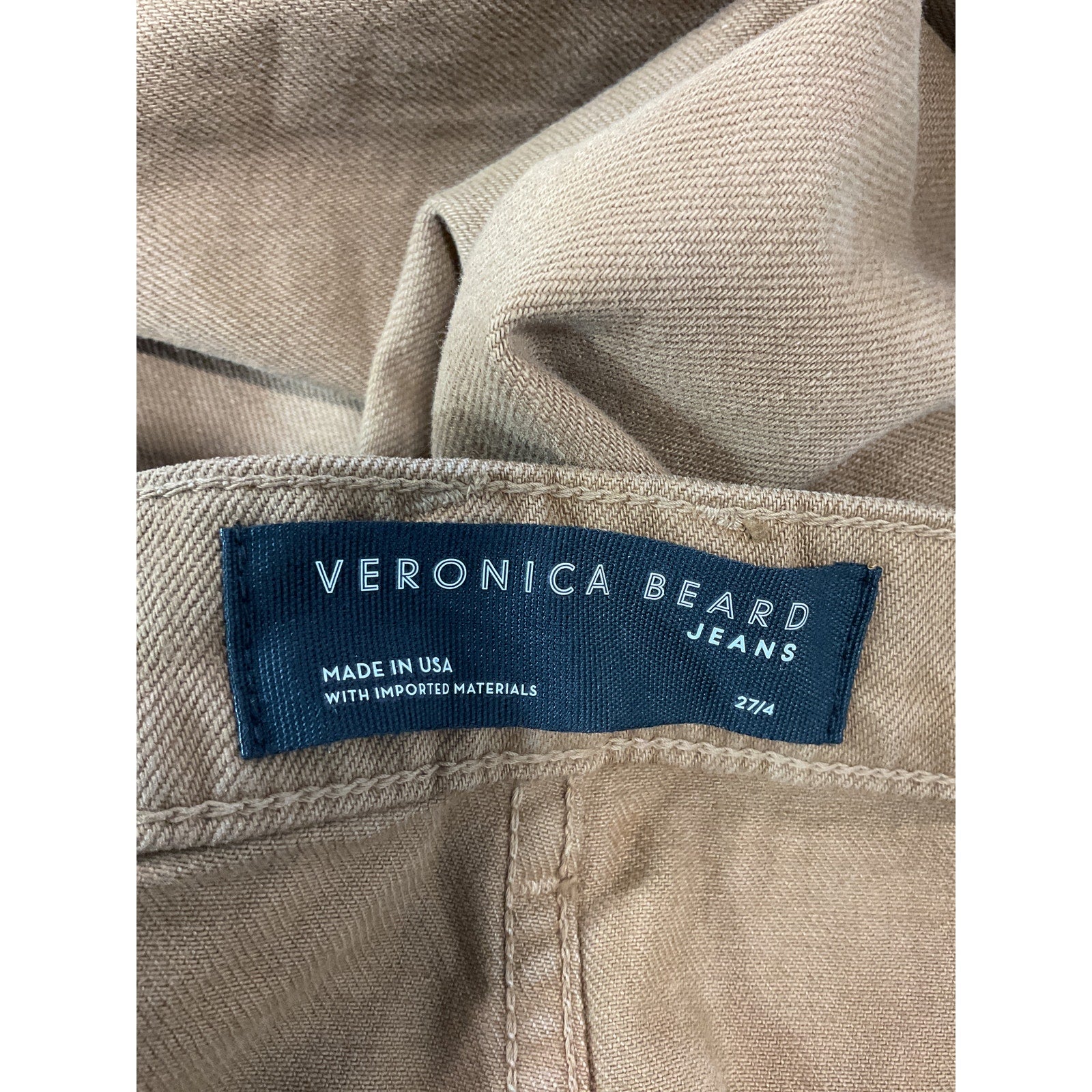 Veronica Beard 'Grant' Brown Wide Leg Pants Size 27