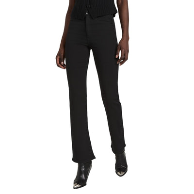 Rag & Bone Sleek Black Nina High Rise Bootcut Denim Jeans Size 28