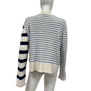 Baum Und Pferdgarten Striped Cream Centa Sweater Size M