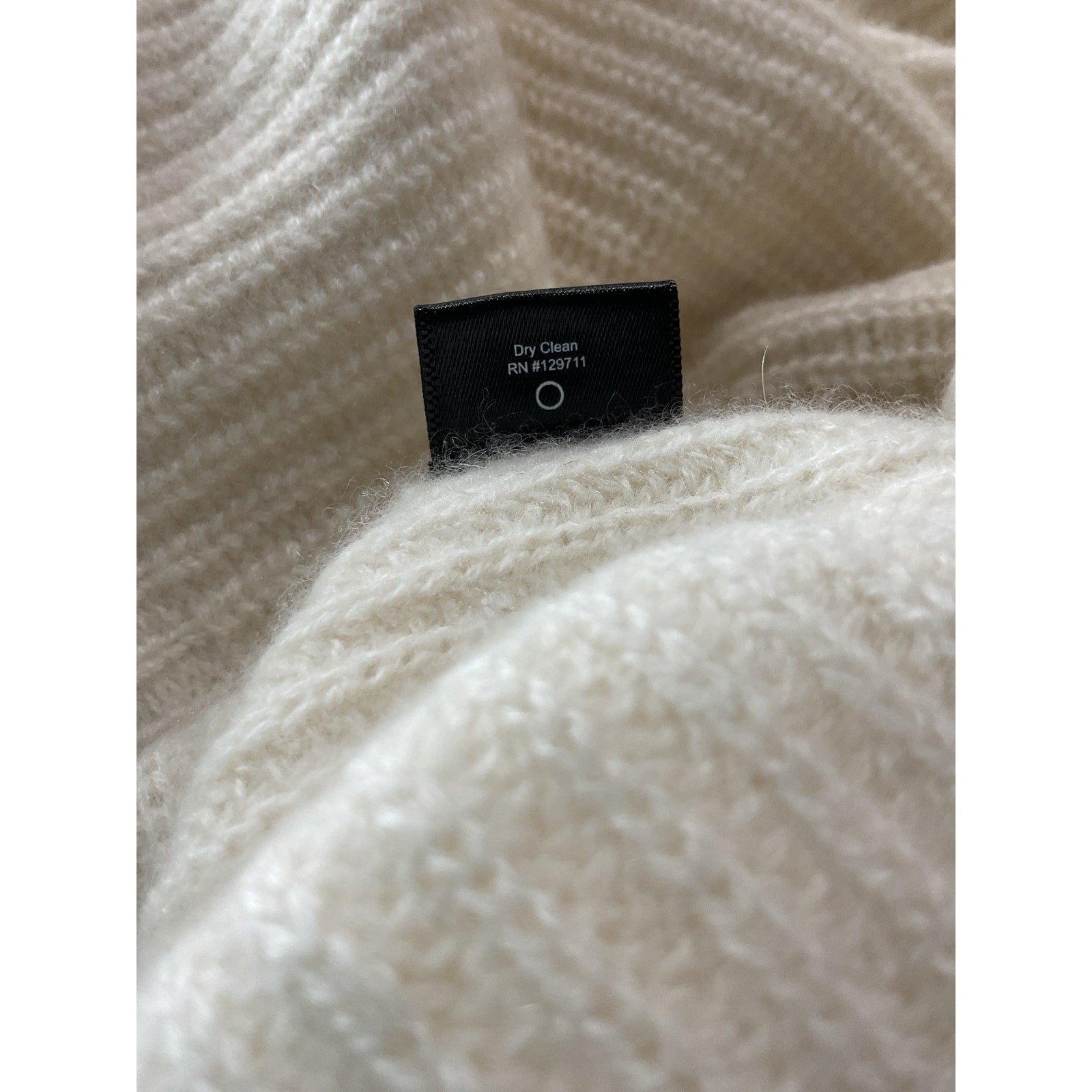 Jenni Kayne 'Fisherman' Ivory Cashmere Sweater Size XS
