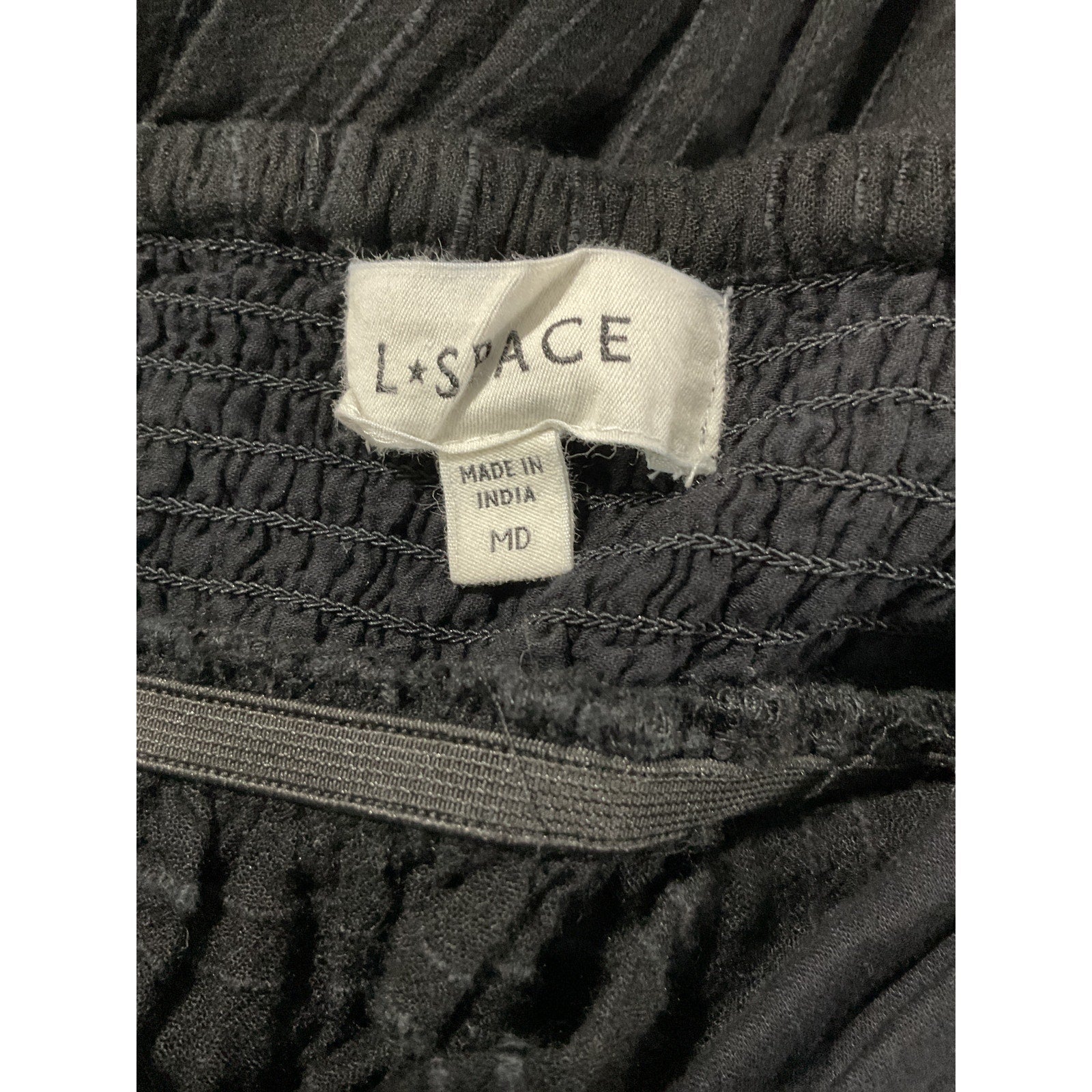 Lspace x Revolve 'Zuri' Black Viscose Dress Size M
