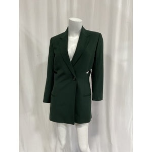 Helmut Lang 'Slash' Green Blazer Size 2