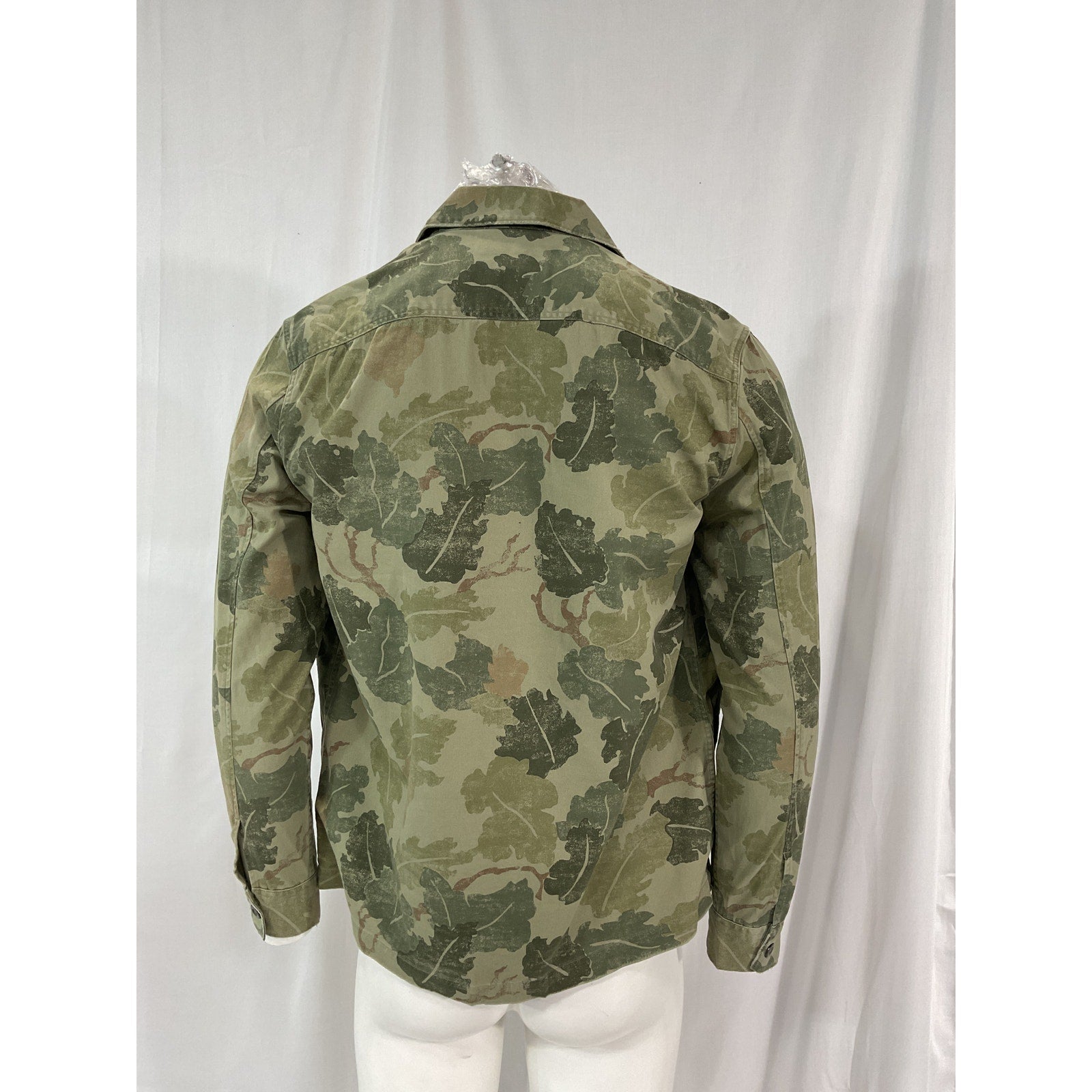Allsaints 'Insignia' Green Camouflage Overshirt Size M - NWT
