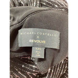 Michael Costello 'Winnie' Black Gown Size XXS