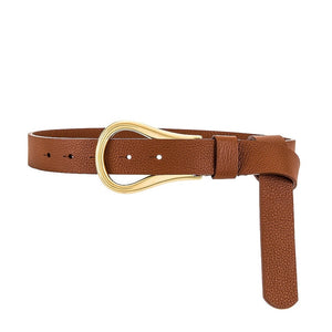 B-Low The Belt Pebbled Brown Ryder Wrap Belt Size S