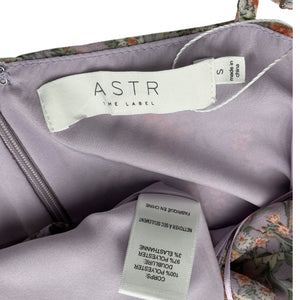 Astr The Label Ruffled Multicolor Mahalia Dress Size S
