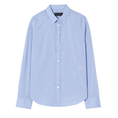 Nili Lotan Crisp Light Blue Dyllan Shirt Size XS NWT