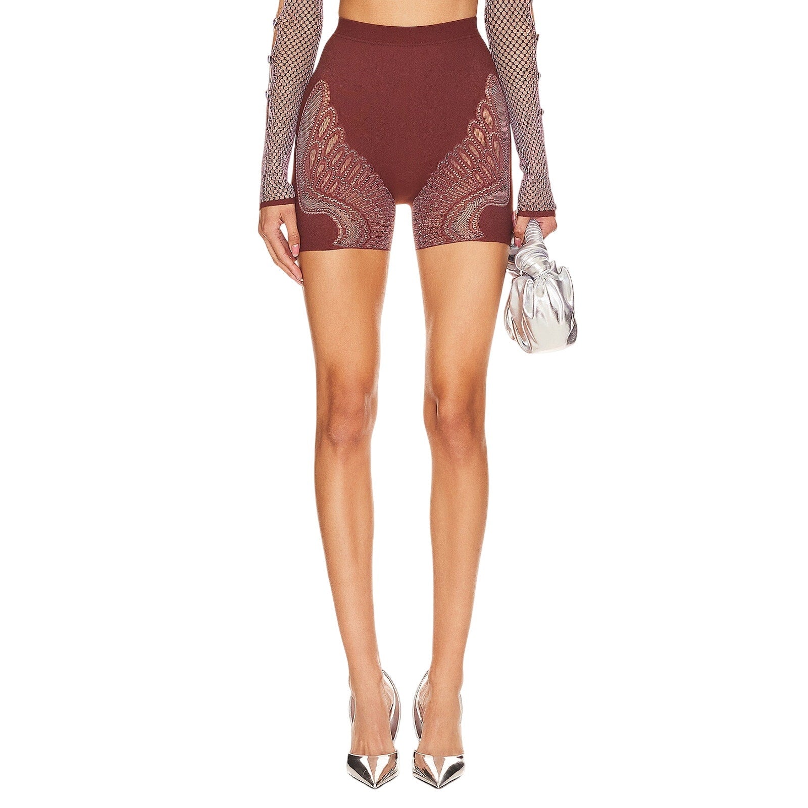 Poster Girl 'Raven' Brown Polyamide Short Size OS