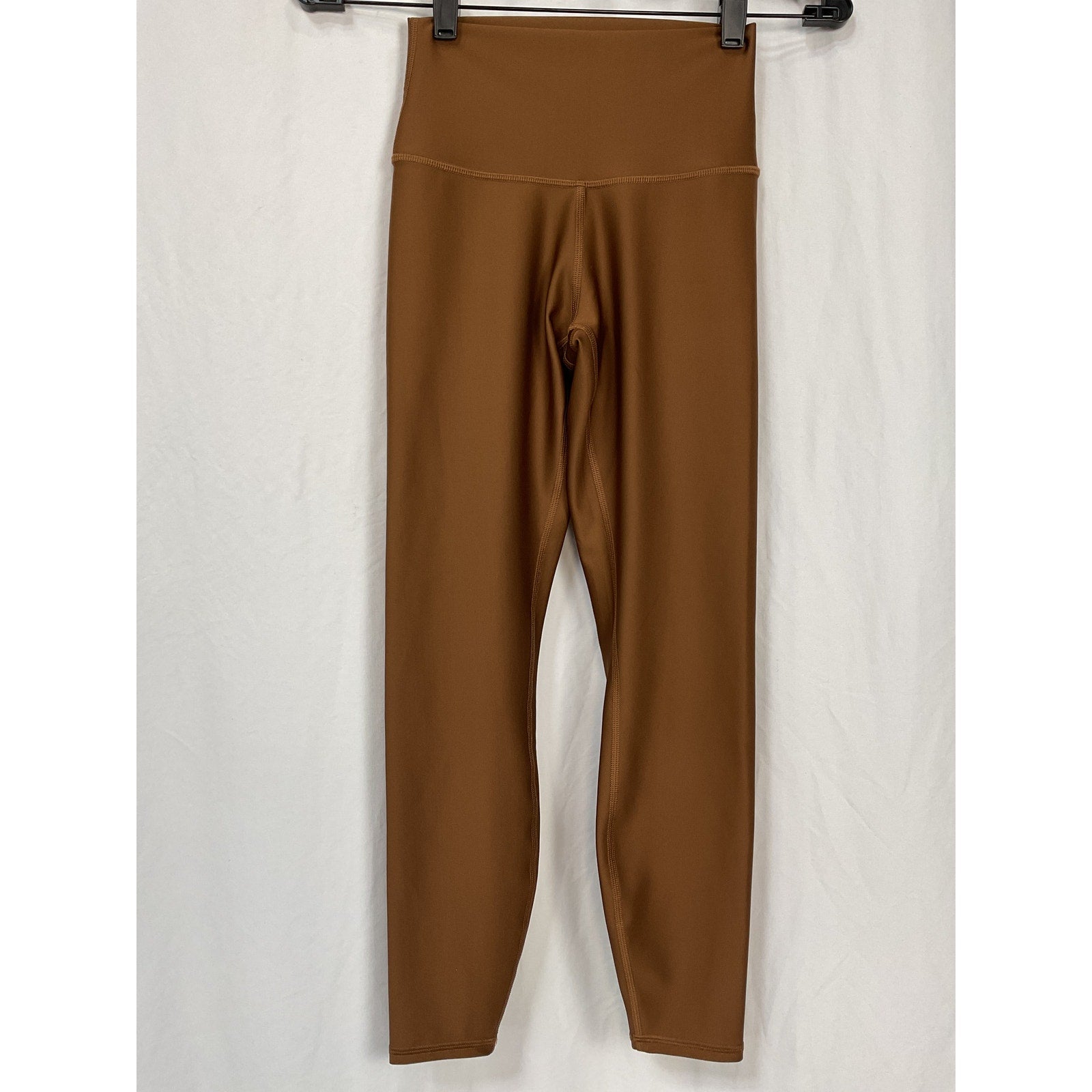 Alo Yoga 7/8 High-Waist Airlift Brown Polyester Legging Size XXS