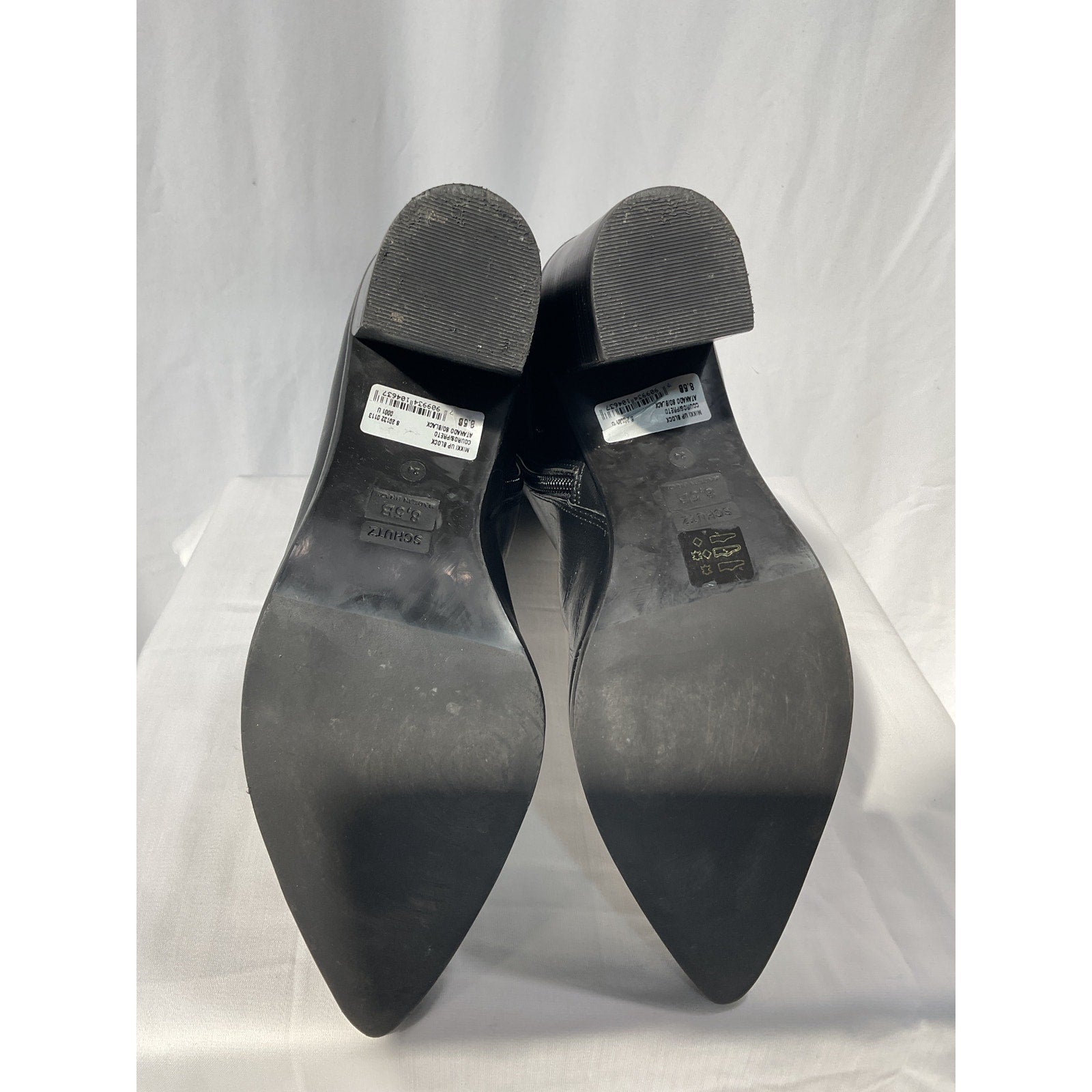 Schutz 'Mikki' Black Up Block Size 8.5