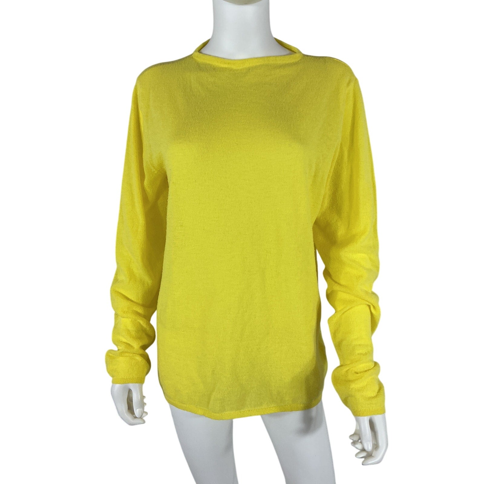 Tibi Yellow Wool-Blend Sweater Size L