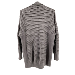 Varley 'Cassady' Grey Cotton Knit Jacket Size XS