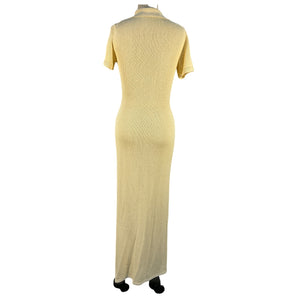 Proenza Schouler Knit Yellow Auden Dress Size XS