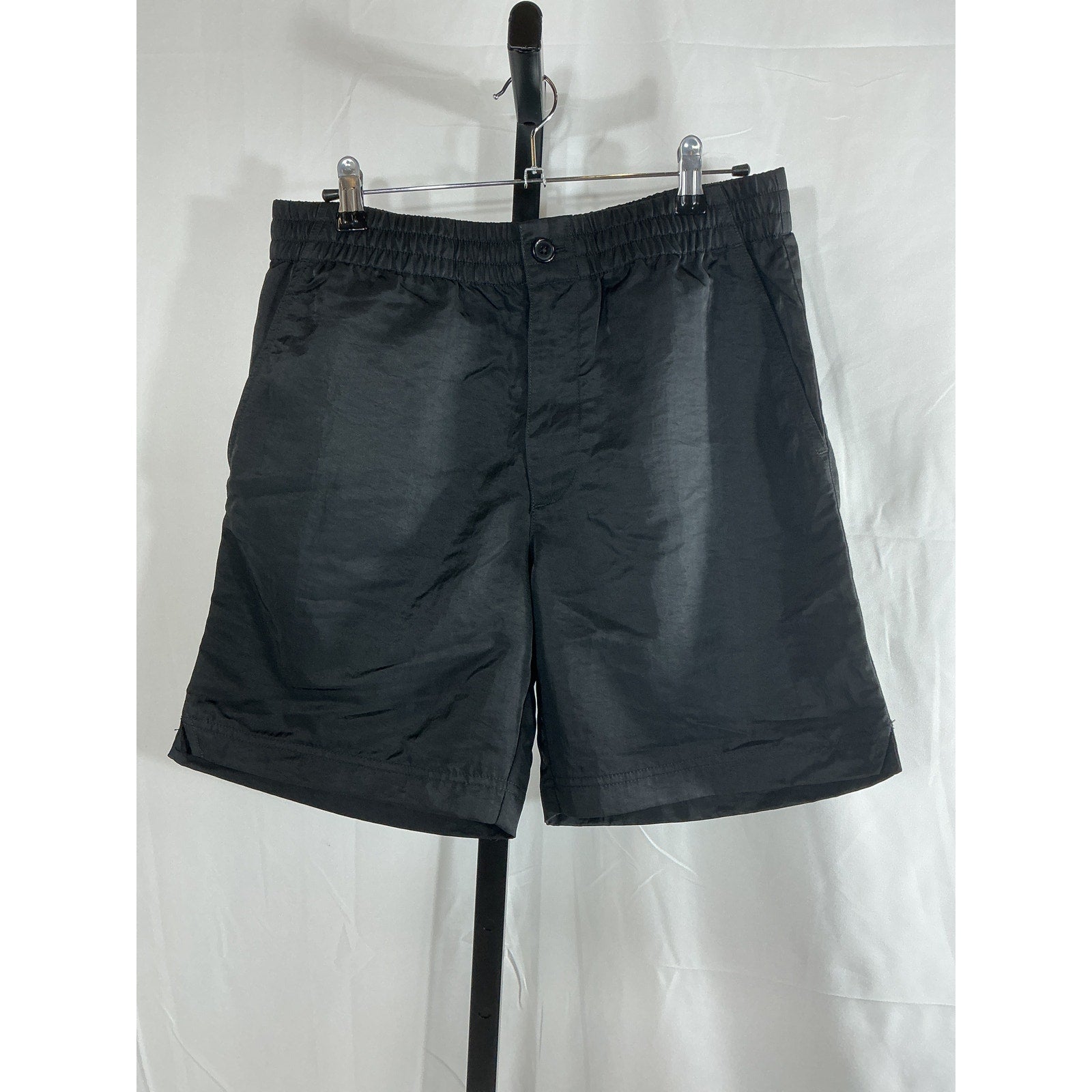 Alex Mill 'Irving' Black Nylon Shorts Size S