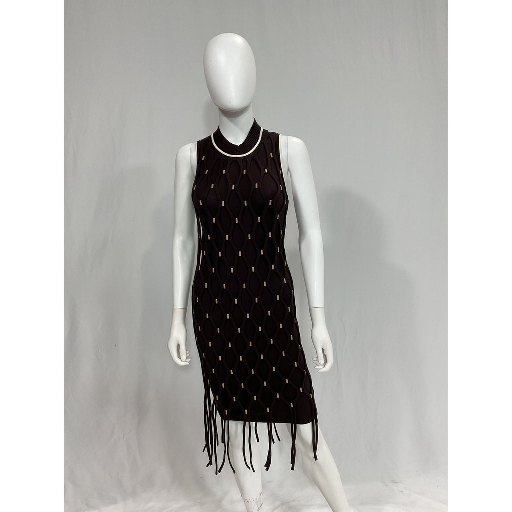 Simkhai 'Mariel' Black Beaded Embellishments Mini Dress Size XS - NWT
