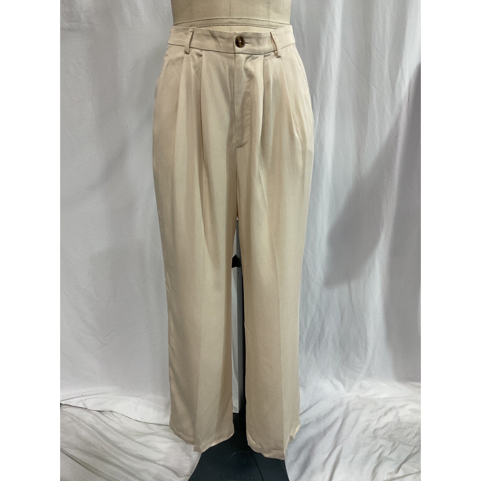 Reformation 'Petites' Tan Mason Pant Size 4 P