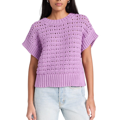 Varley Chunky Smoky Grape Fillmore Sweater Vest Size XS