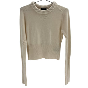 Rag & Bone Slim Ivory Pierce Crewneck Sweater Size M