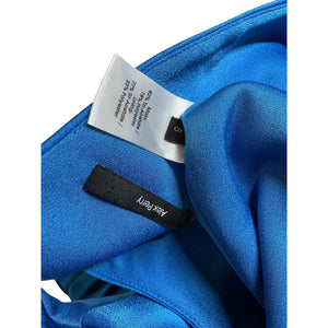 Alex Perry Sleek Blue Jameson Diamond Back Mini Dress Size US 4 / UK 8