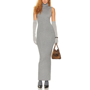 Helsa 'Aadi' Gray Knit Turtleneck Dress Size XL - NWT