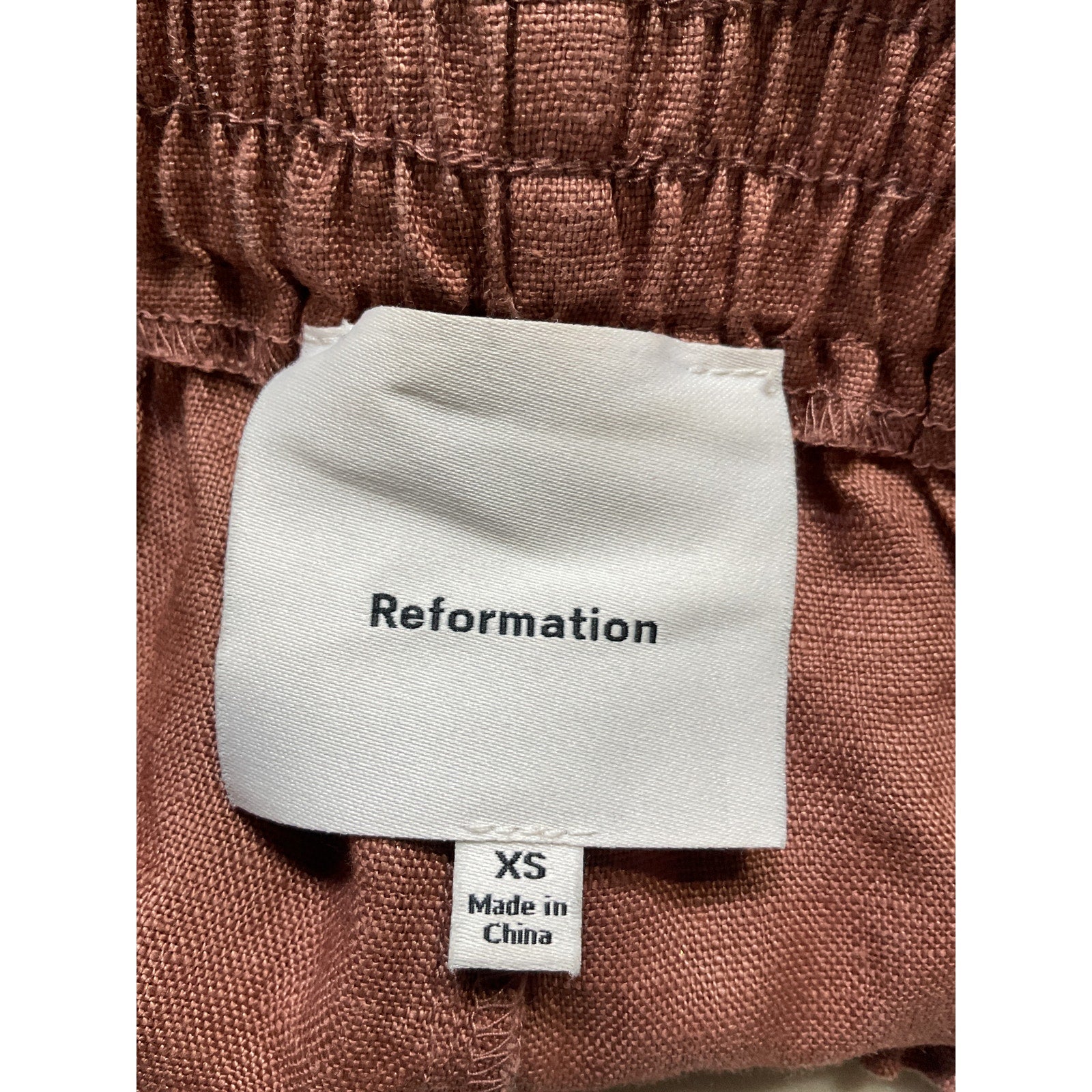 Reformation 'The Brune' Brown Short Size XS