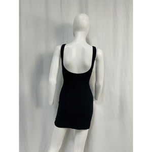 Alexander Wang 'Bodycon' Black Polyamide Below Knee Dress Size S