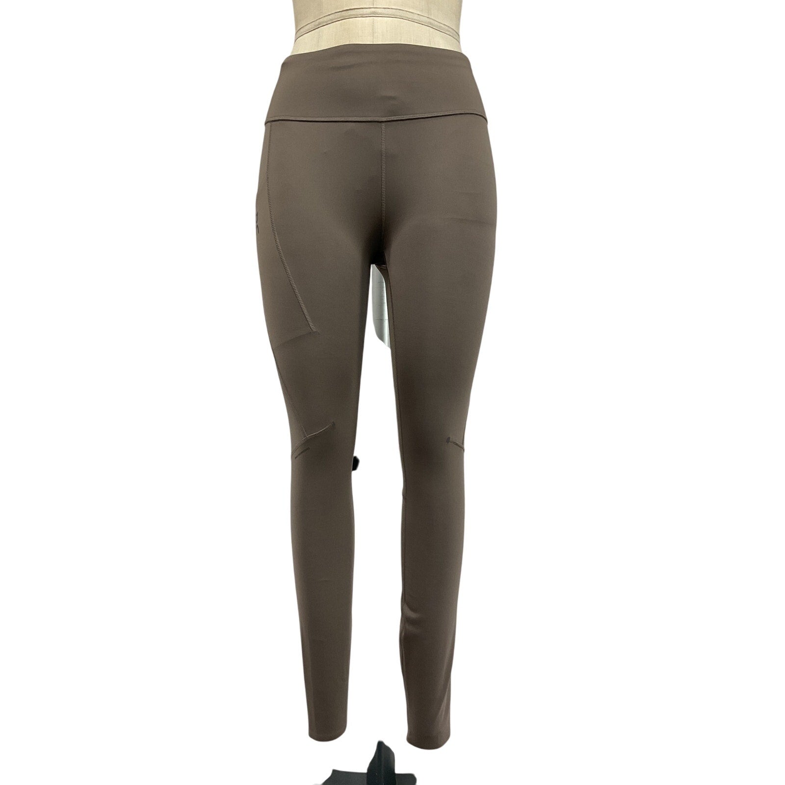 On Tan Polyester Performance Tights Legging Size S