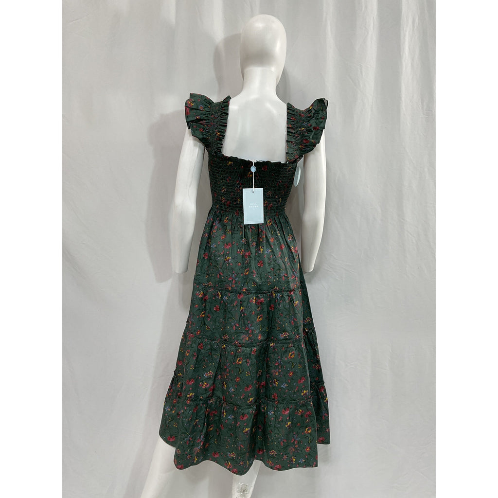 Hill House Home 'The Ellie' Green Cotton  Nap Dress Size XXXS - NWT