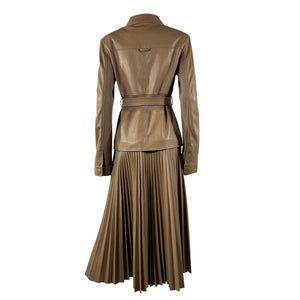 Simkhai Belted Tan Romina Jacket Size 6