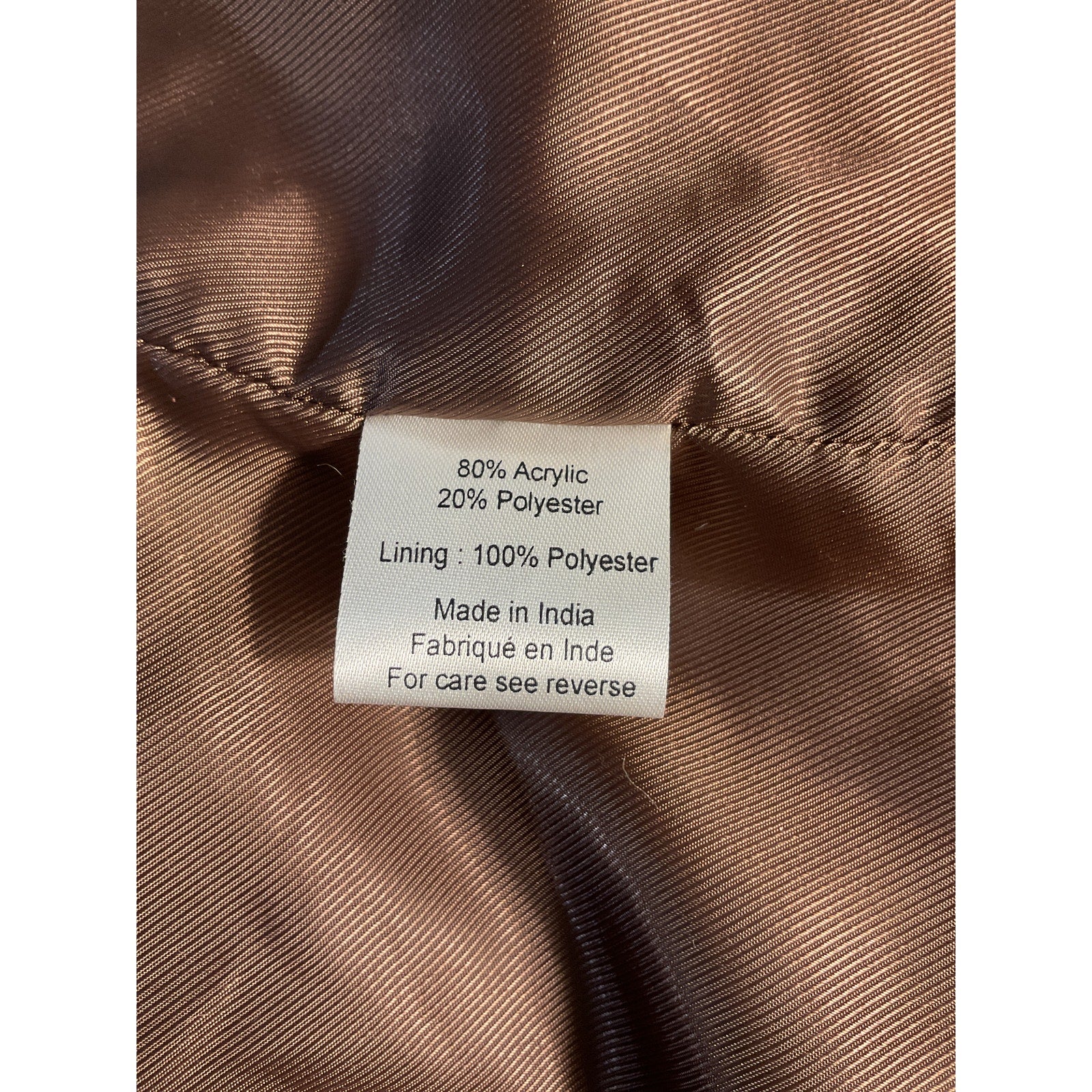 Ronny Kobo 'Ilia' Brown Faux Fur Coat Size S - NWT