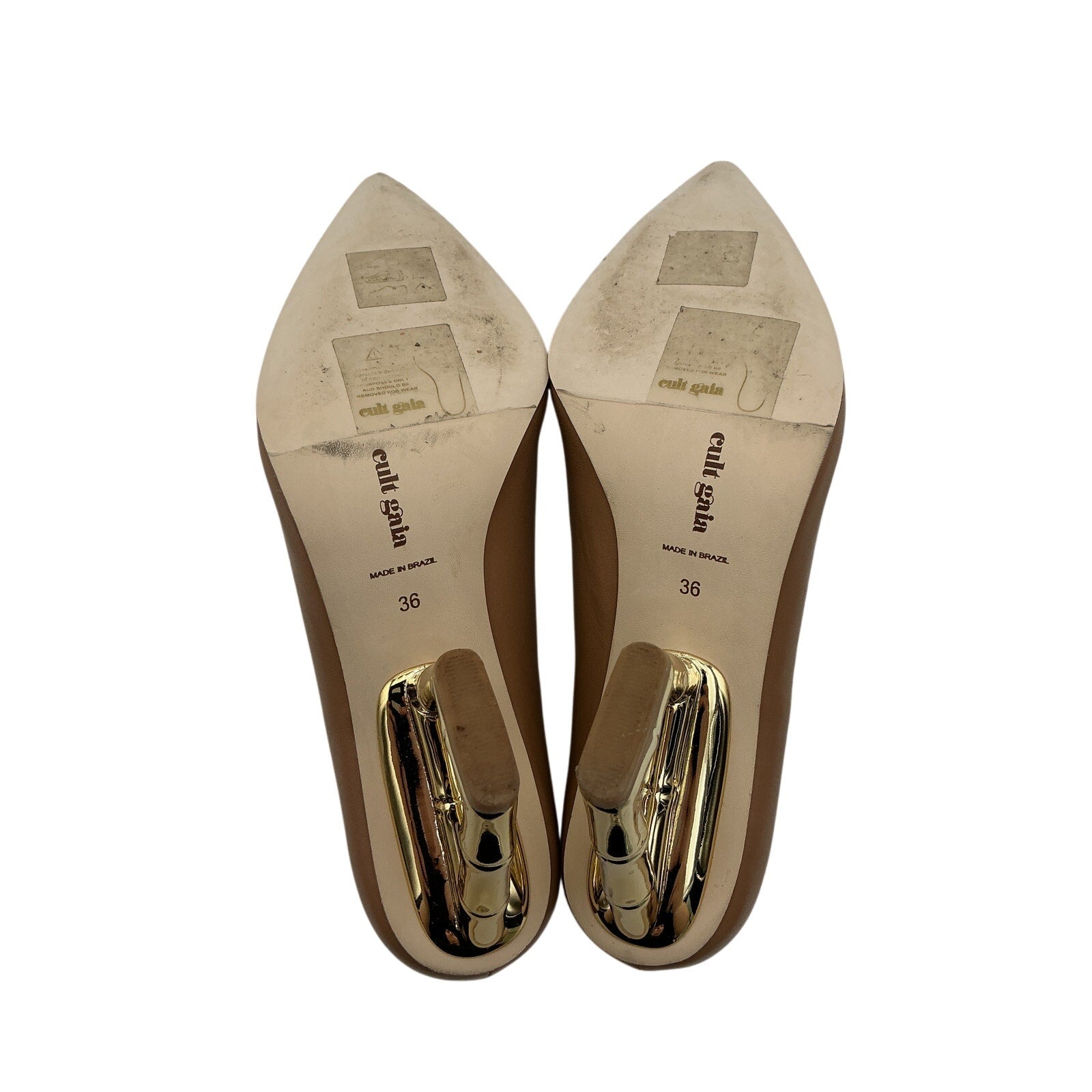 Cult Gaia 'Aster' Brown Pump Size 6