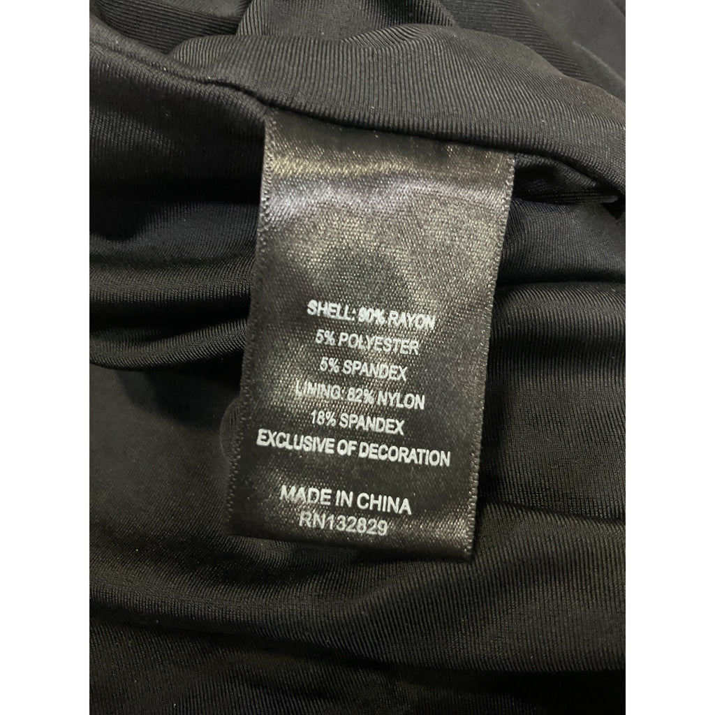 Michael Costello x Revolve Mr. 'Gibson' Black Mini Dress Size M