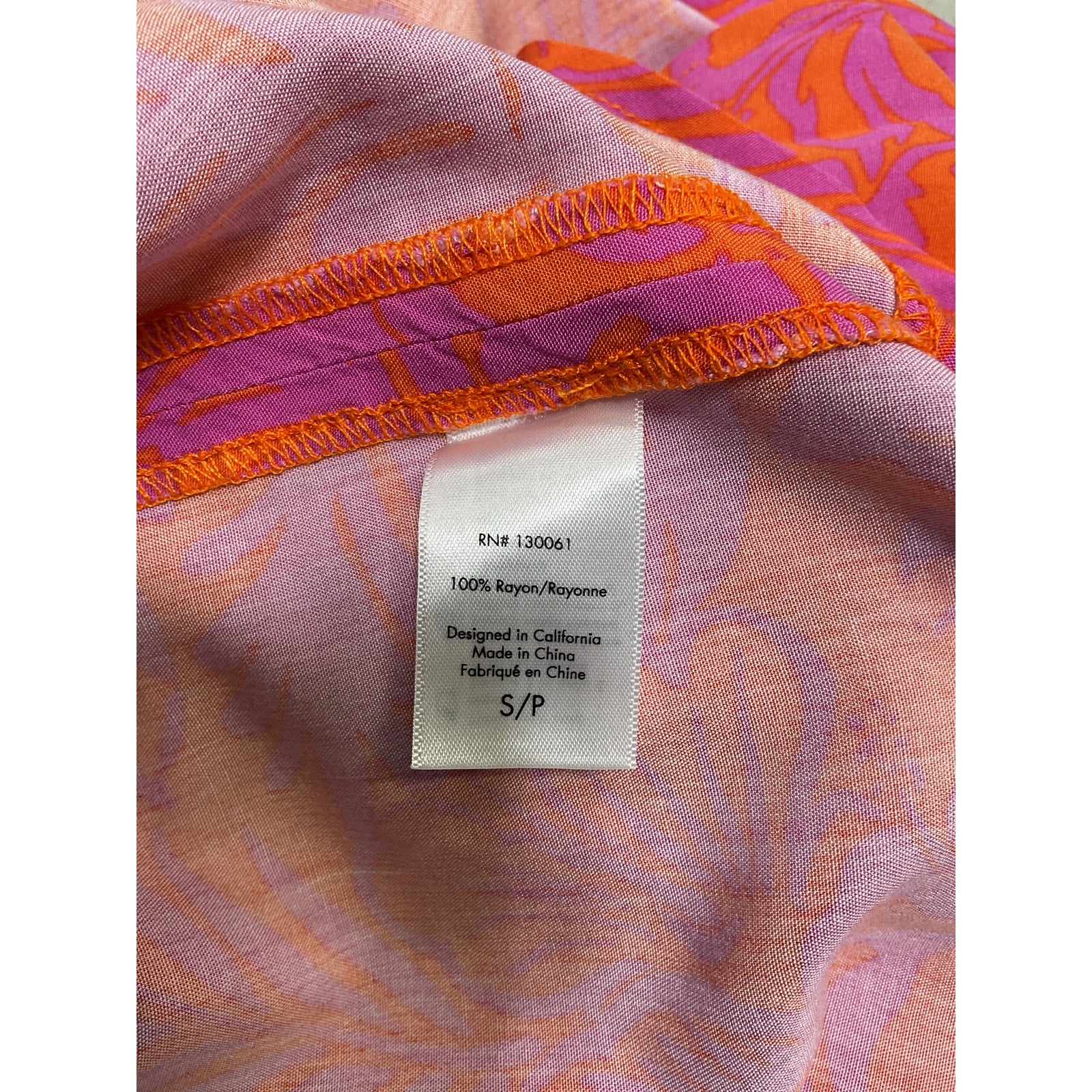 Lspace 'Mia' Pink Rayon Cover Up Skirt Size S
