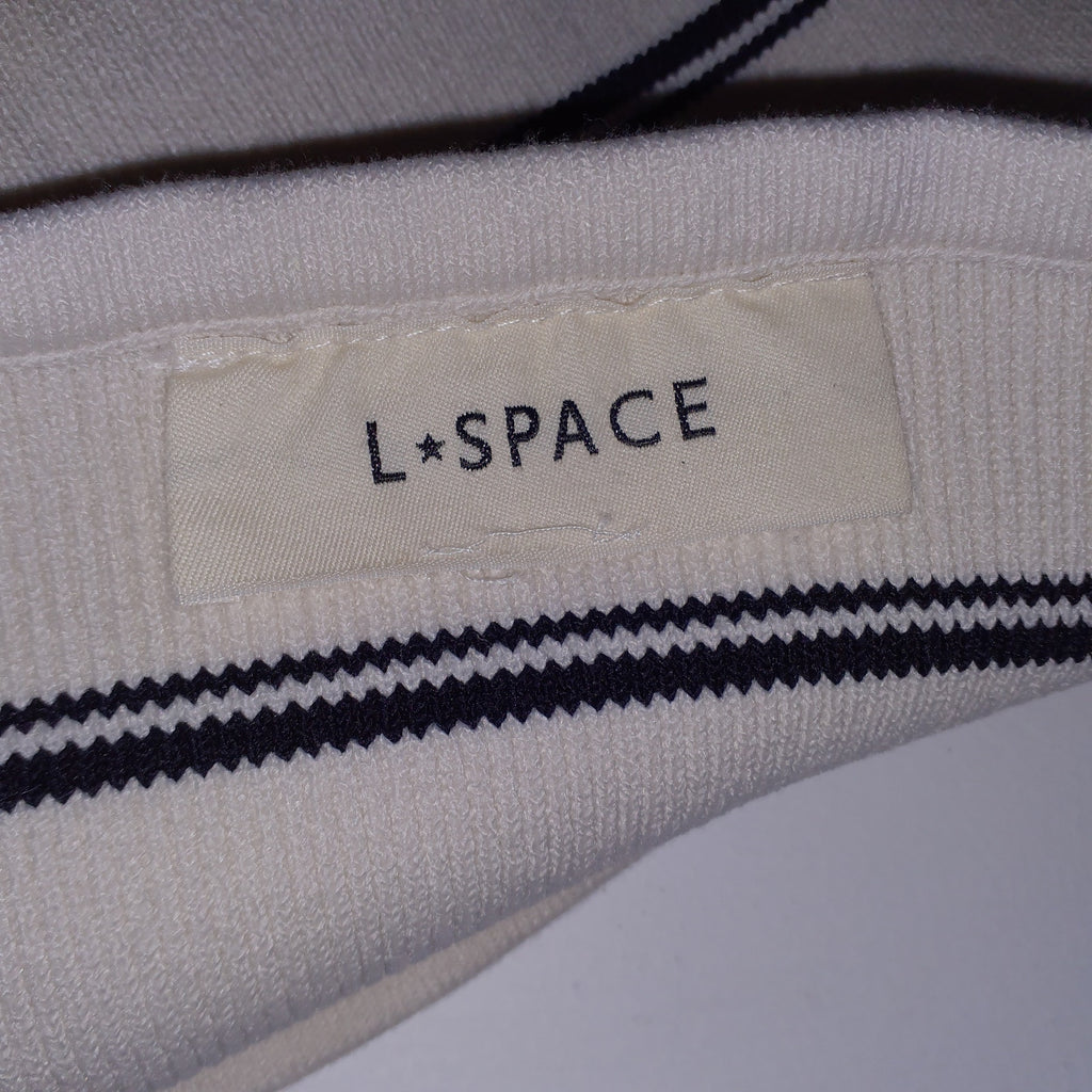 Lspace 'Amalfi' Ivory Nylon Tube Top Size L