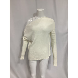 Lpa 'Costa' White Knit Sweater Size S