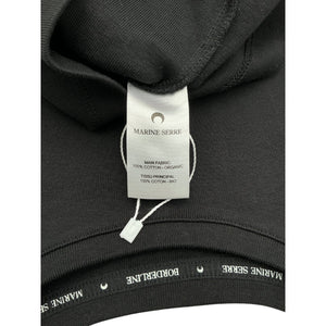 Marine Serre Classic Black Moon Logo Baby Fit T-Shirt Size M