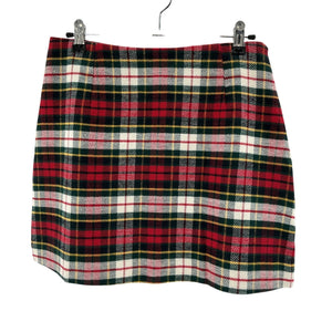 Hill House Home Plaid Multicolor Hallie Skirt Size M