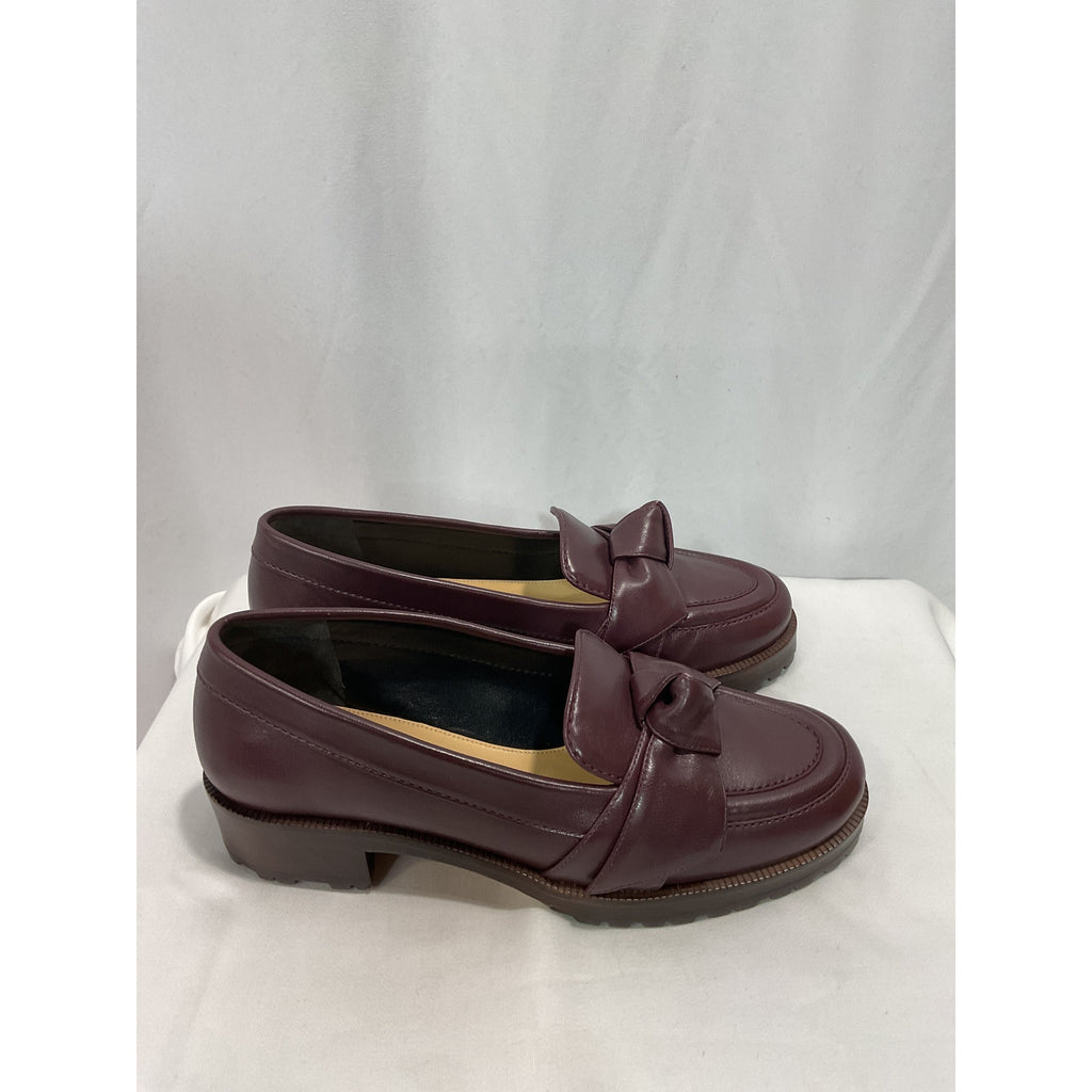 Alexandre Birman '20mm' Brown Maxi Clarita Lug Sole Leather Loafer Size 5.5