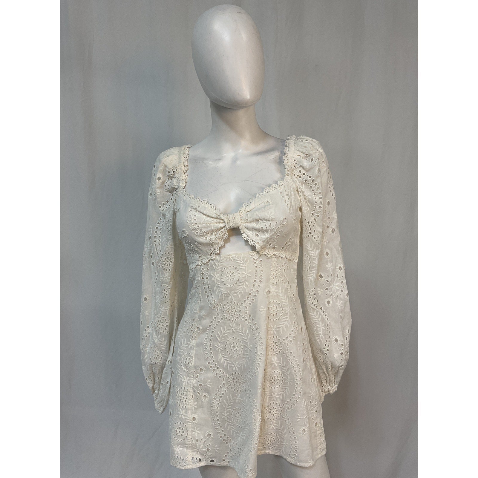 Majorelle 'Lizzy' White Cotton Mini Dress Size XS
