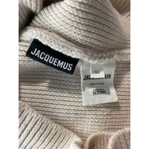 Jacquemus 'La Maille' Cream Wool Risoul Jumper Size 36