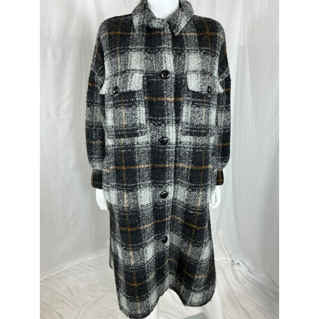 Isabel Marant 'Fontizi' Black Wool Coat Size XS