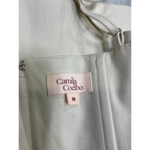 Camila Coelho 'Tashi' Ivory Cotton Top Size M