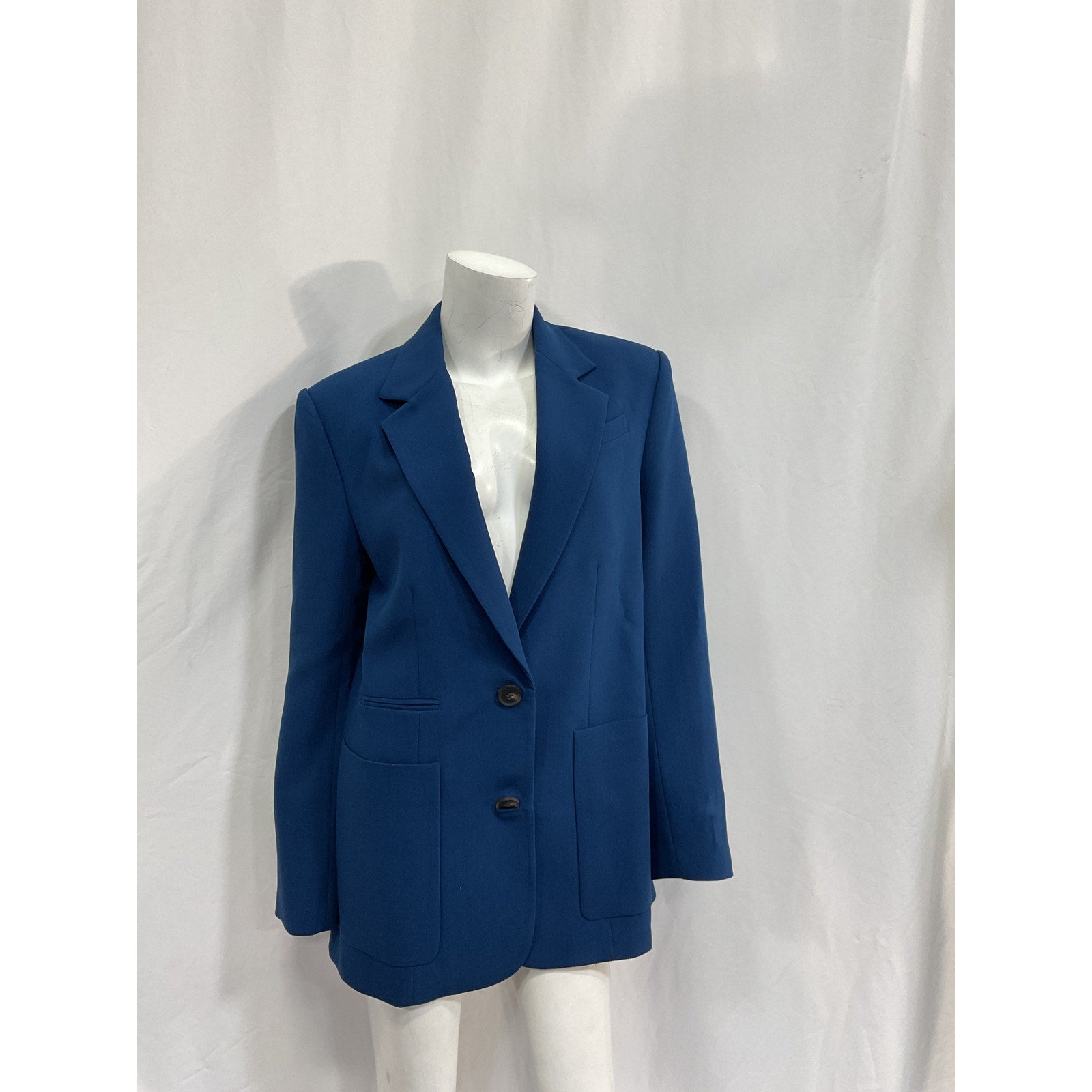 Shona Joy 'Irena' Blue Polyester Blazer Size 2