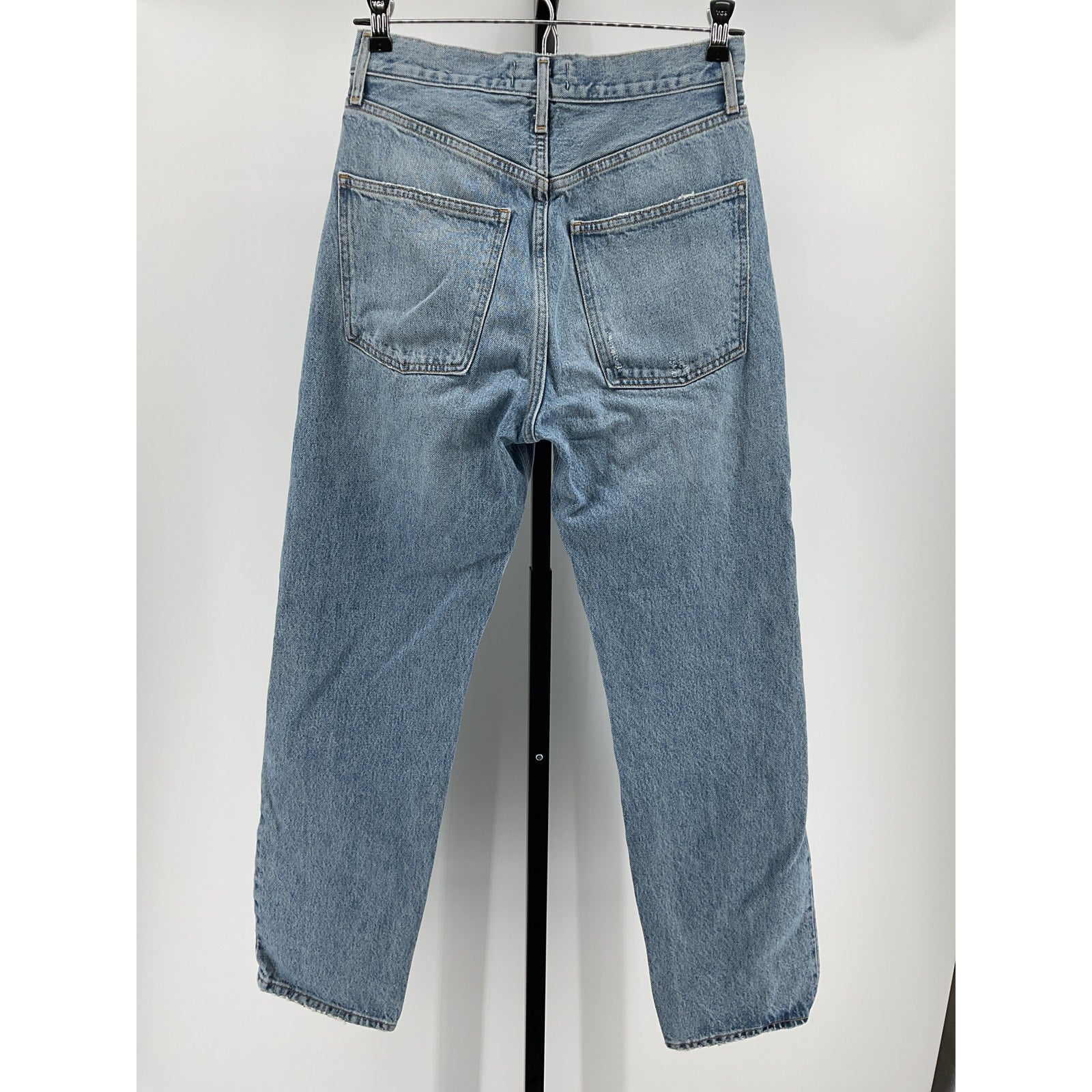 Agolde '90S' Blue Cotton Mid Rise Loose Jean Size 25