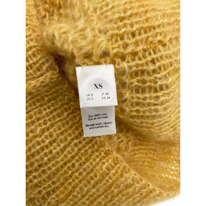 Anna October Cropped Yellow Zoey Cardigan Size XS