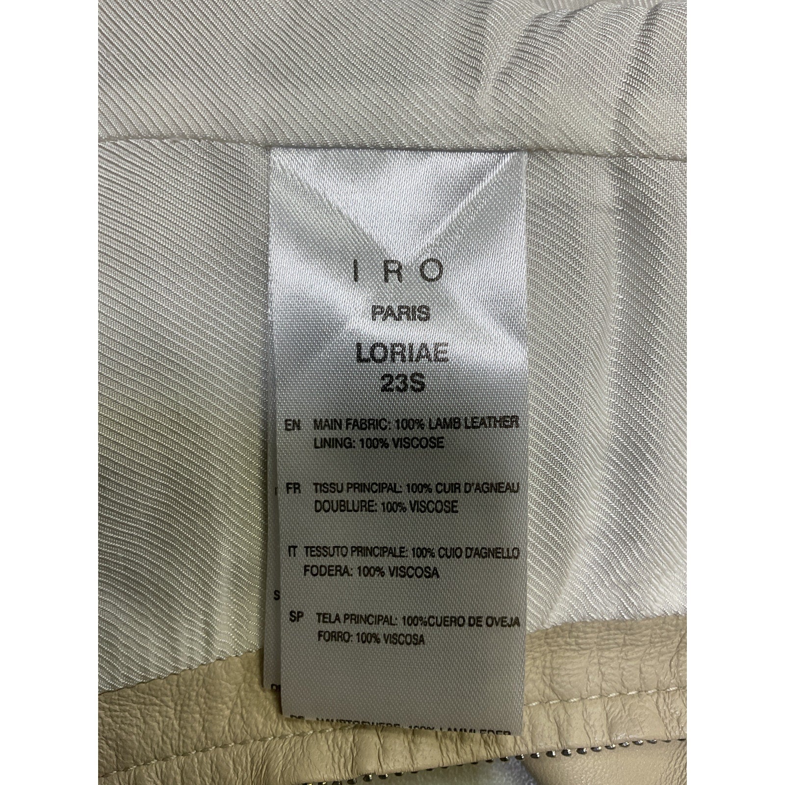 Iro Sleeveless Tan Sleeveless Top Size 4