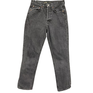 Grlfrnd High Rise Black Karolina Denim Jeans Size 25